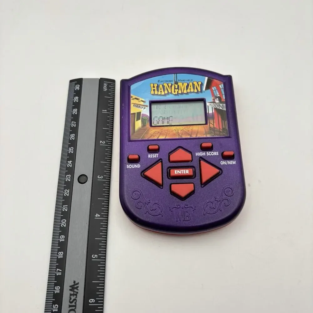 2002 Milton Bradley Hangman Handheld Electronic Game VINTAGE TESTED Works Great!